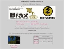Tablet Screenshot of blixtvarning.se