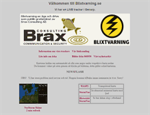 Tablet Screenshot of lists.blixtvarning.se